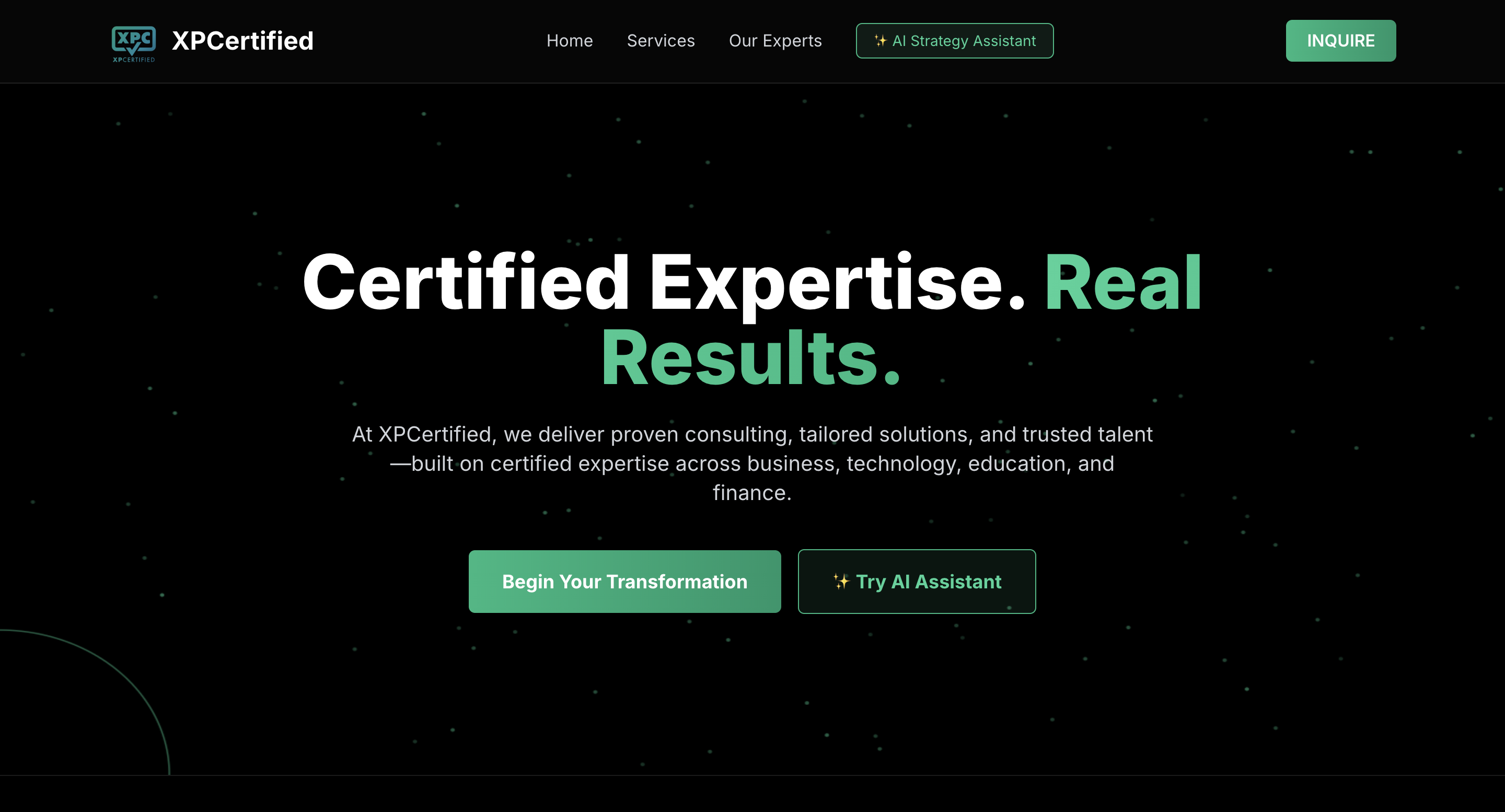 Modern website design